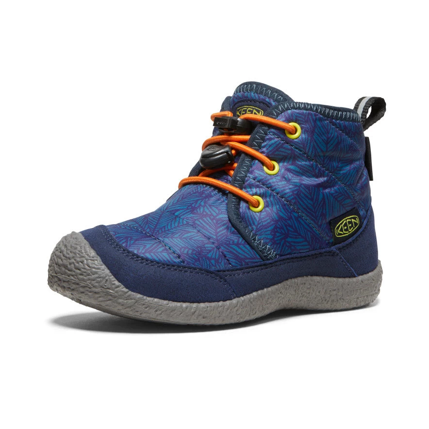 Keen Little Kids' Howser II Waterproof Chukka | Deep Lagoon/Evening Primrose - Image 3