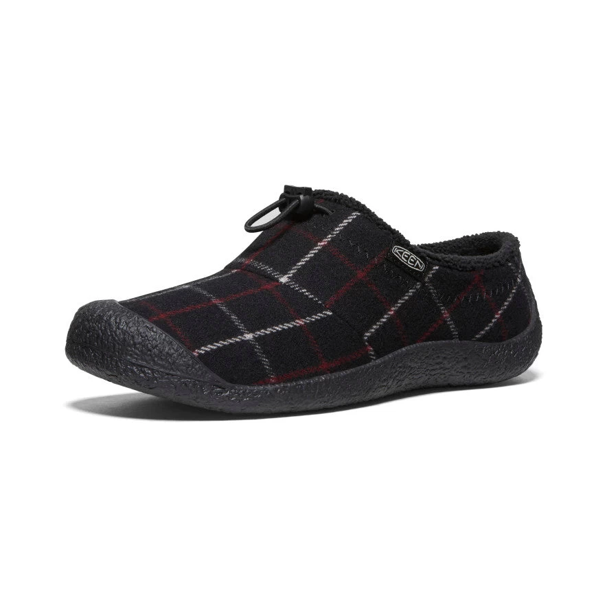 Keen Women's Howser III Slide | Black Plaid - Image 3
