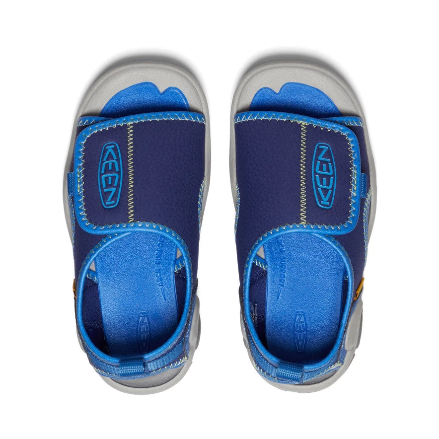 Keen Little Kids' Knotch River Open-Toe | Bright Cobalt/Blue Depths - Image 4