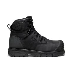 Keen Men's Camden 6" Waterproof Boot (Carbon-Fiber Toe) | Black/Black