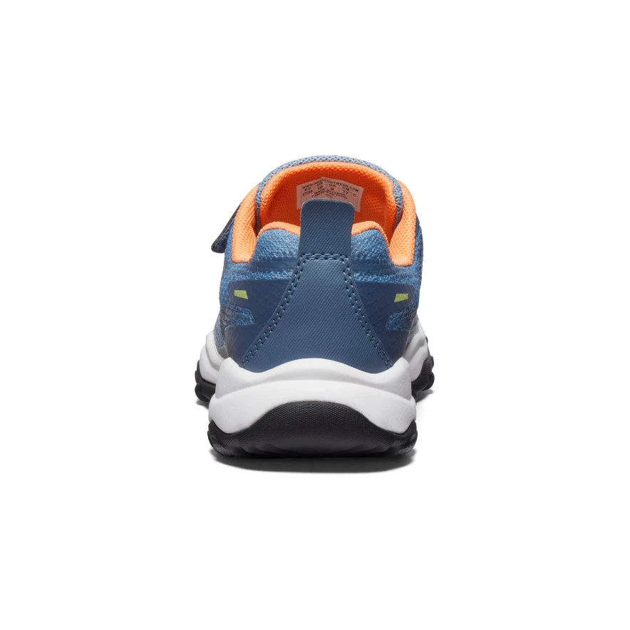 Keen Little Kids' Wanduro Speed Hiking Shoe | Vintage Indigo/Tangerine - Image 5