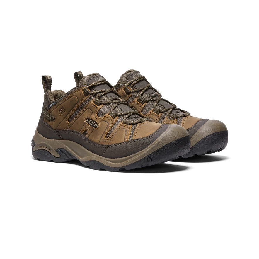 Keen Men's Circadia Waterproof Shoe Wide | Shitake/Brindle - Image 2