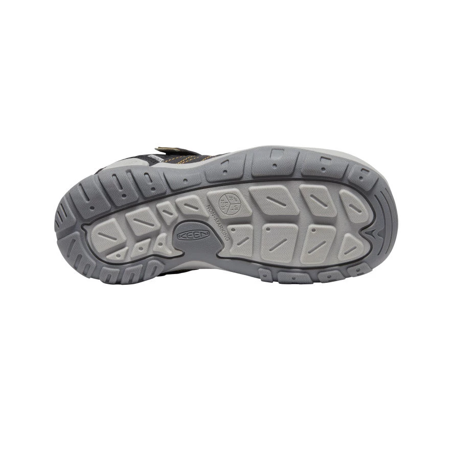 Big Kids' Knotch Peak Sneaker | Black/KEEN Yellow - Image 4