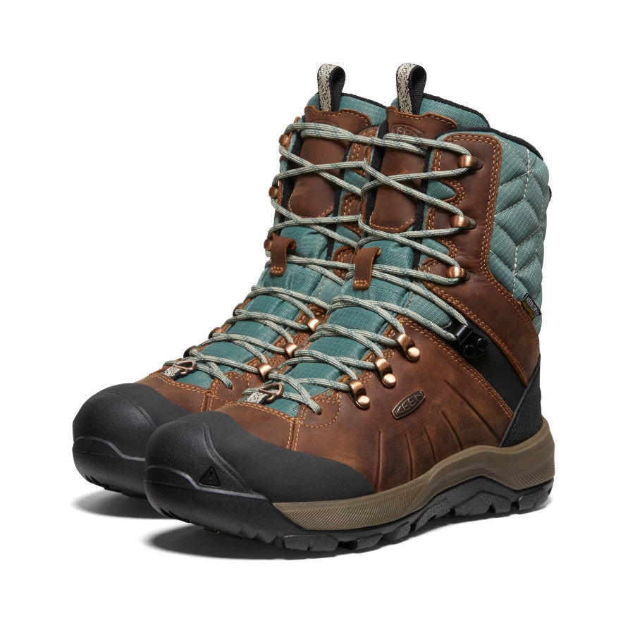 Women's Revel IV High Polar Waterproof Boot | KEEN Maple/Dark Forest - Image 2