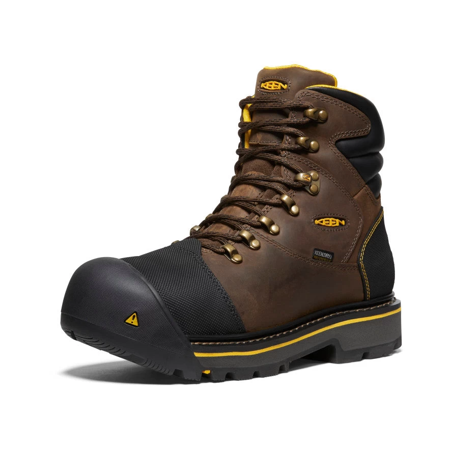 Keen Men's Milwaukee Waterproof (Steel Toe) | Dark Earth - Image 3