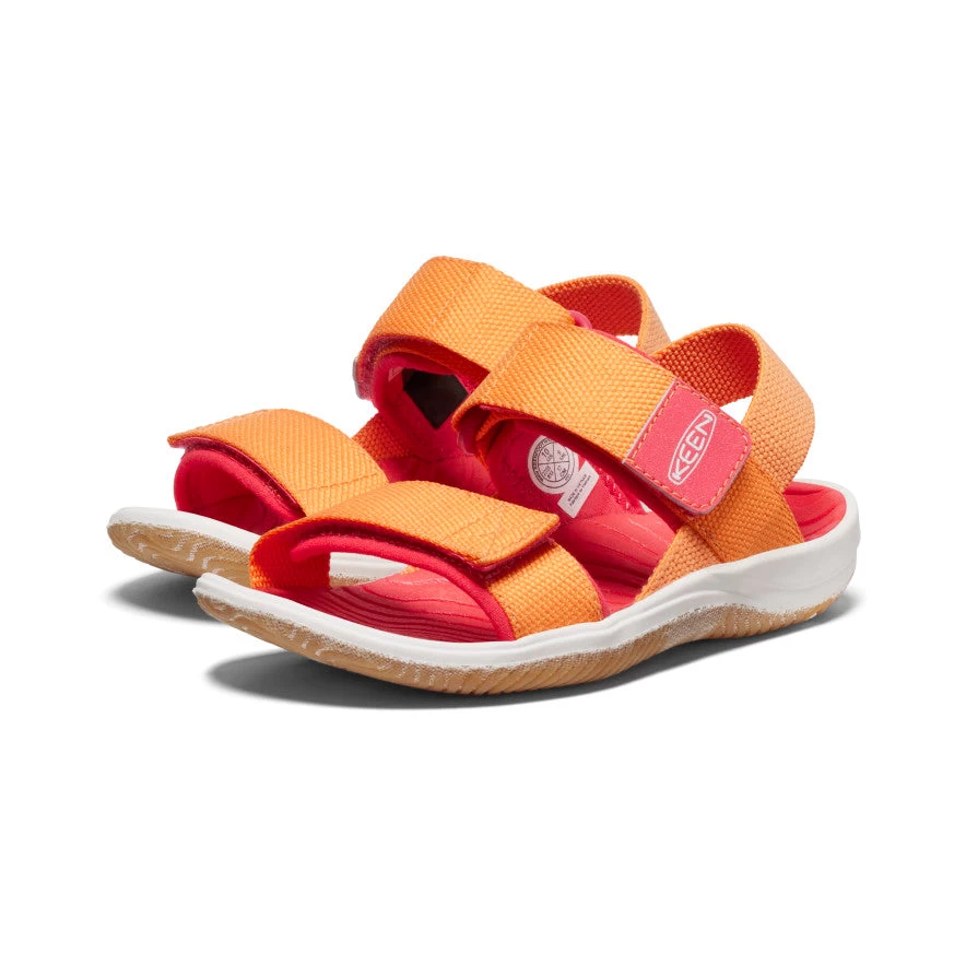 Keen Little Kids' Elle Backstrap | Tangerine/Cayenne - Image 2