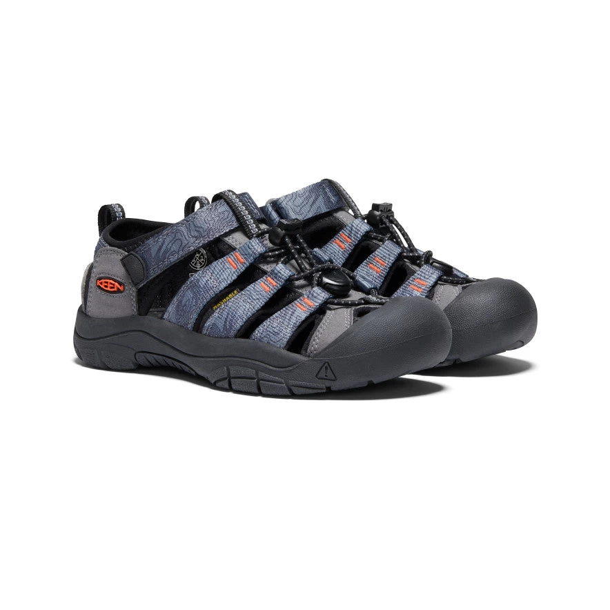 Keen Big Kids' Newport H2 | Steel Grey/Black - Image 2