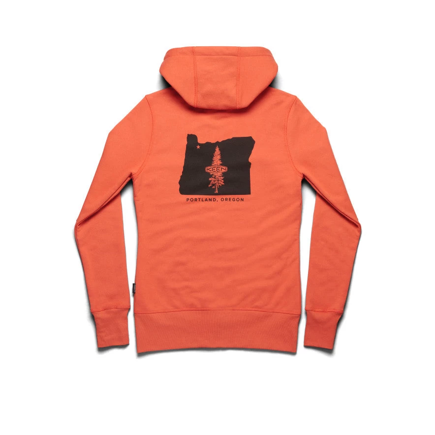 Keen Women's PNW Hoodie | Burnt Ochre - Image 2