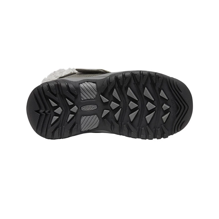 Keen Little Kids' Kootenay IV Waterproof Boot | Steel Grey/Porcelain - Image 4