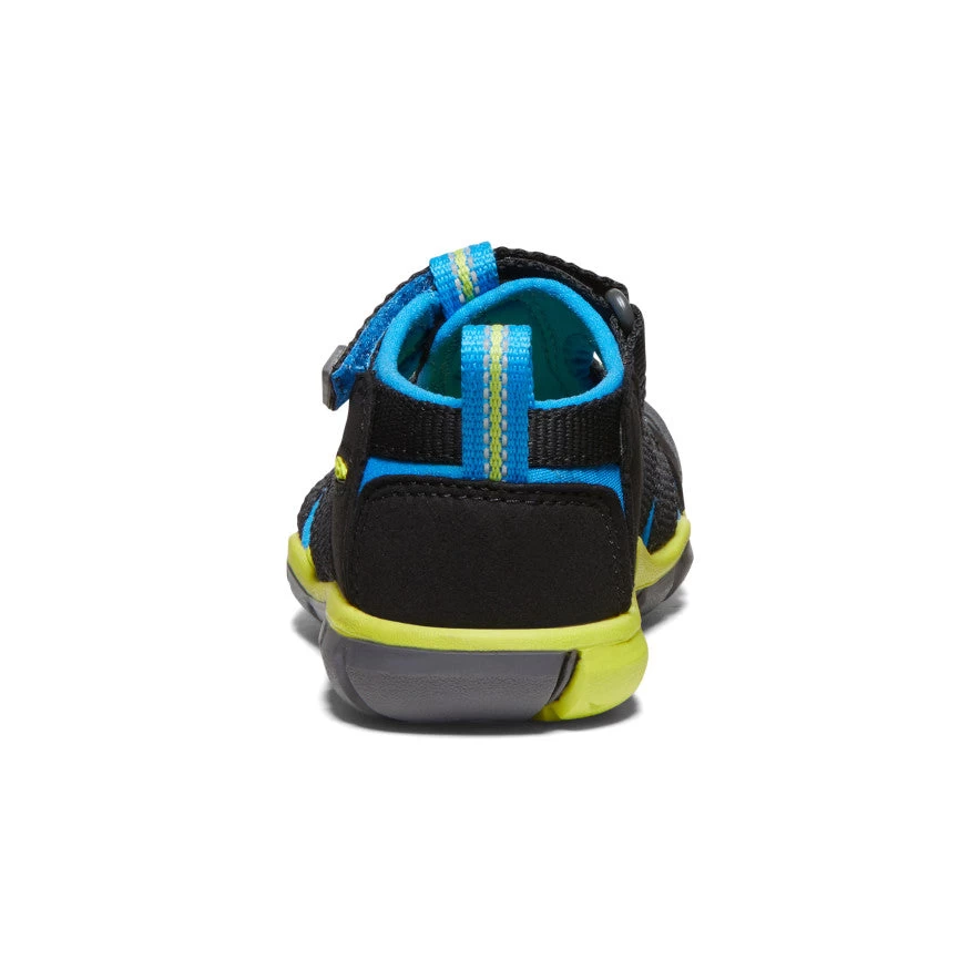 Keen Little Kids' Seacamp II CNX | Black/Brilliant Blue - Image 5