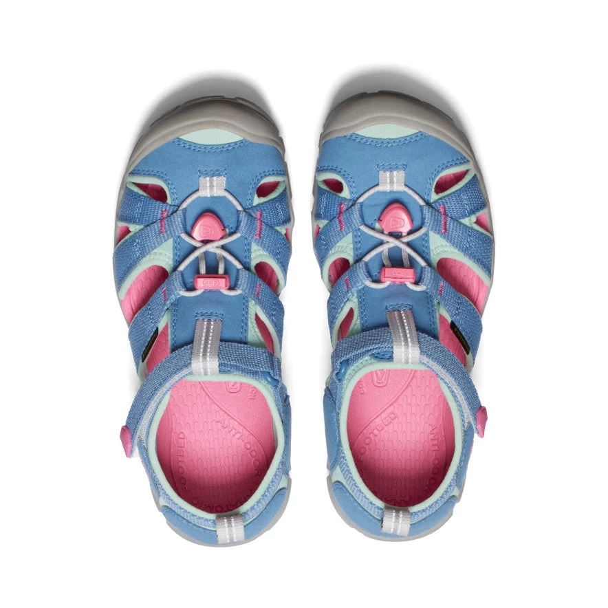 Keen Big Kids' Seacamp II CNX | Coronet Blue/Hot Pink - Image 4