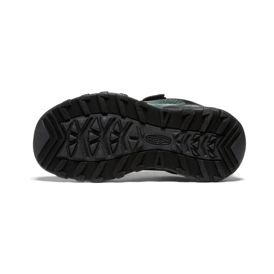 Keen Little Kids' Wanduro Waterproof Shoe | Black/Greener Pastures - Image 6