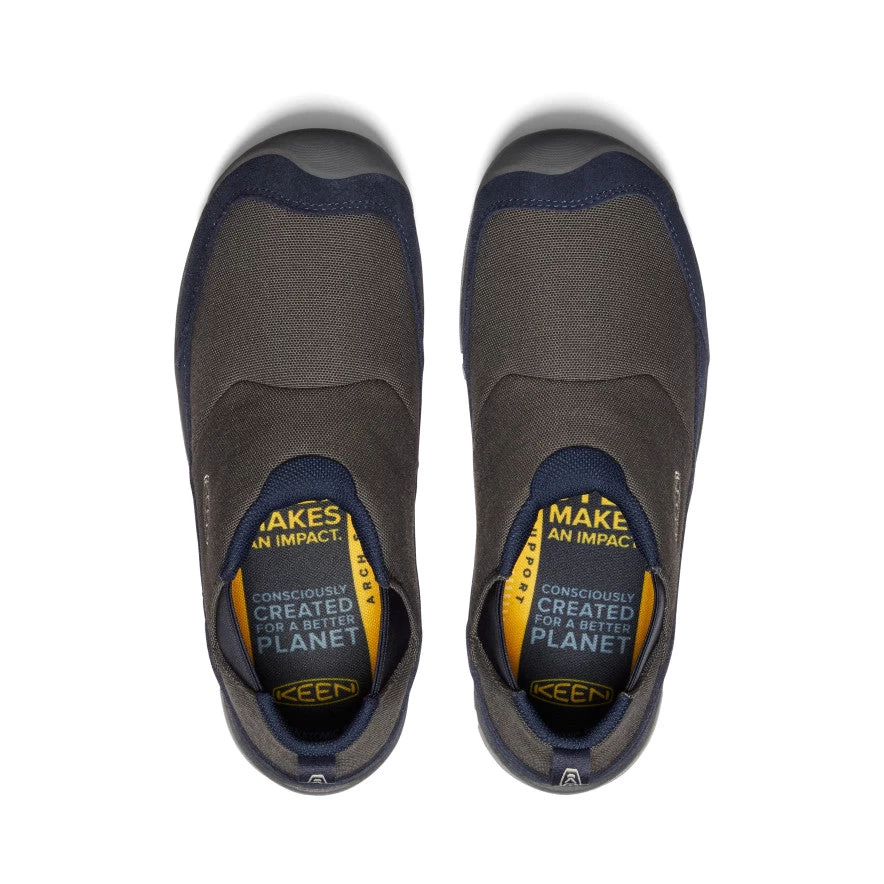 Keen Men's Hoodcamp Slip-On | Black Olive/Sky Captain - Image 4