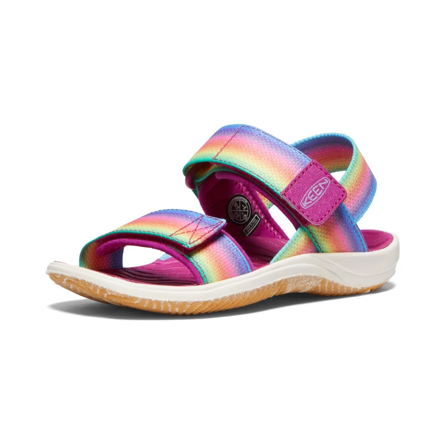 Keen Little Kids' Elle Backstrap | Rainbow/Festival Fuchsia - Image 3
