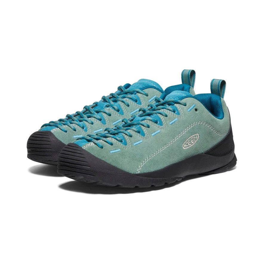 Keen Women's Jasper Suede Sneakers | Dark Forest/Deep Lagoon - Image 2