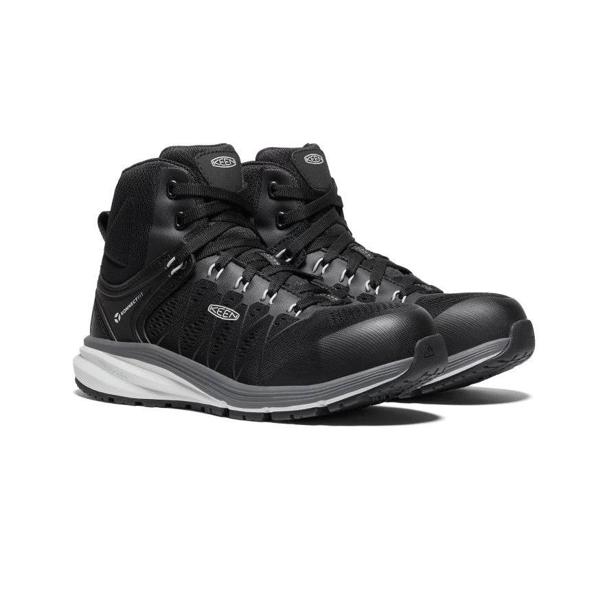 Keen Women's Vista Energy Mid (Carbon-Fiber Toe) | Vapor/Black - Image 2