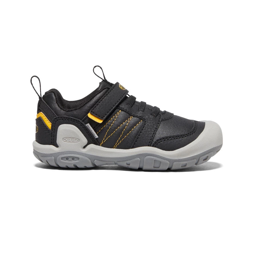 Little Kids' Knotch Peak Sneaker | Black/KEEN Yellow