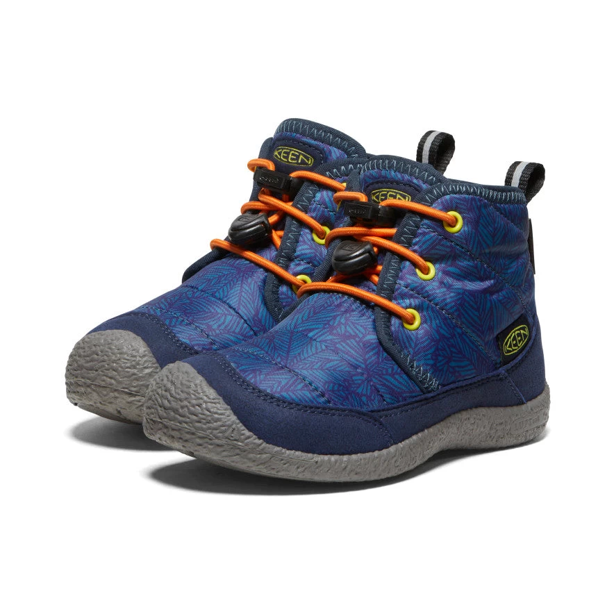 Keen Little Kids' Howser II Waterproof Chukka | Deep Lagoon/Evening Primrose - Image 2