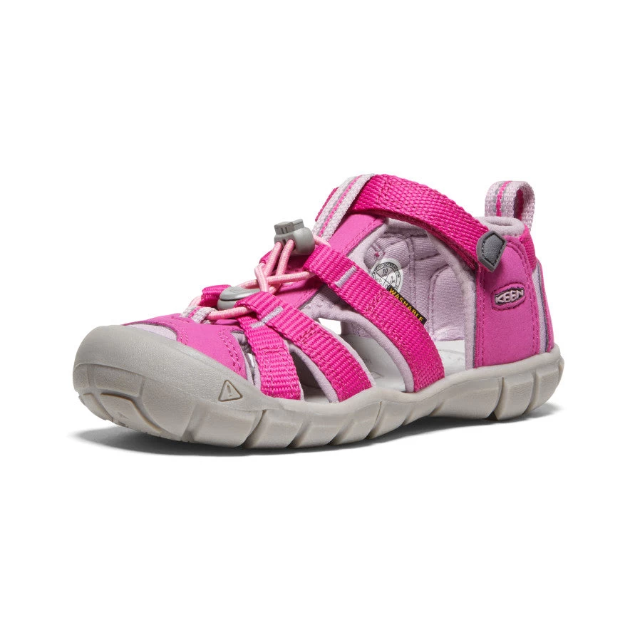 Keen Little Kids' Seacamp II CNX | Very Berry/Dawn Pink - Image 3