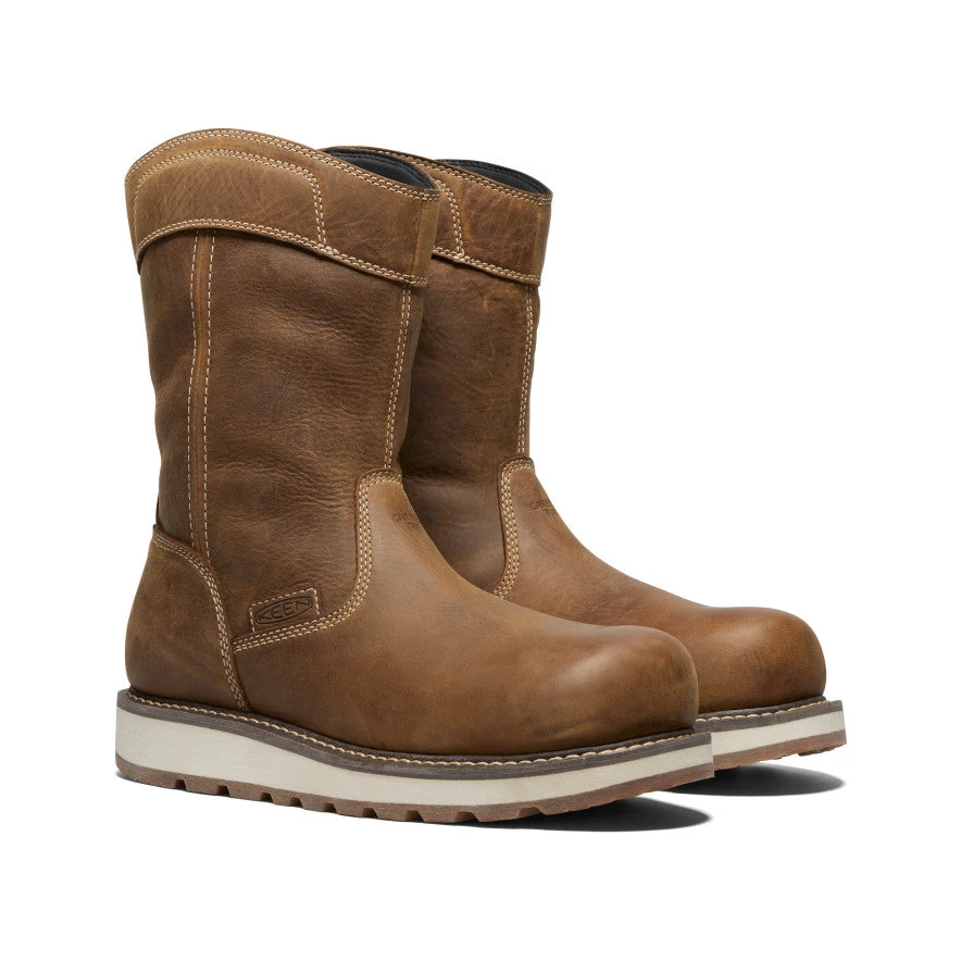 Keen Men's Cincinnati Wellington (Carbon-Fiber Toe) | Belgian/Sandshell - Image 2