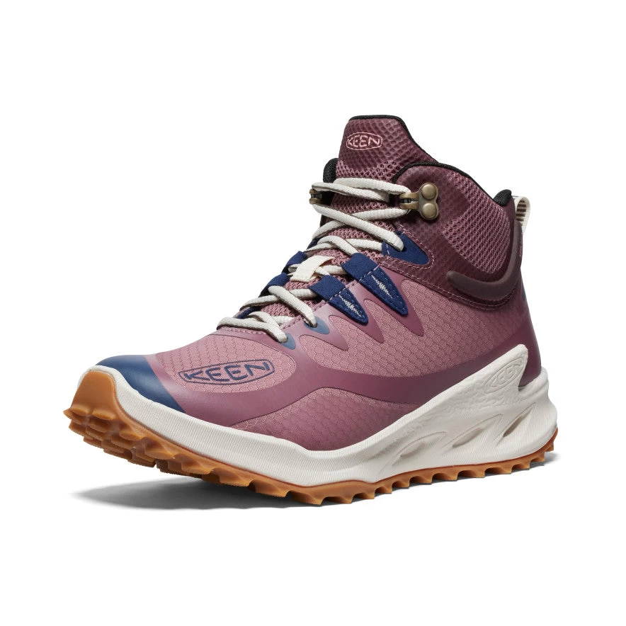 Keen Women's Zionic Waterproof Hiking Boot | Nostalgia Rose/Peach Parfait - Image 3