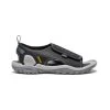 Keen Big Kids' Knotch River Open-Toe | Black/Steel Grey
