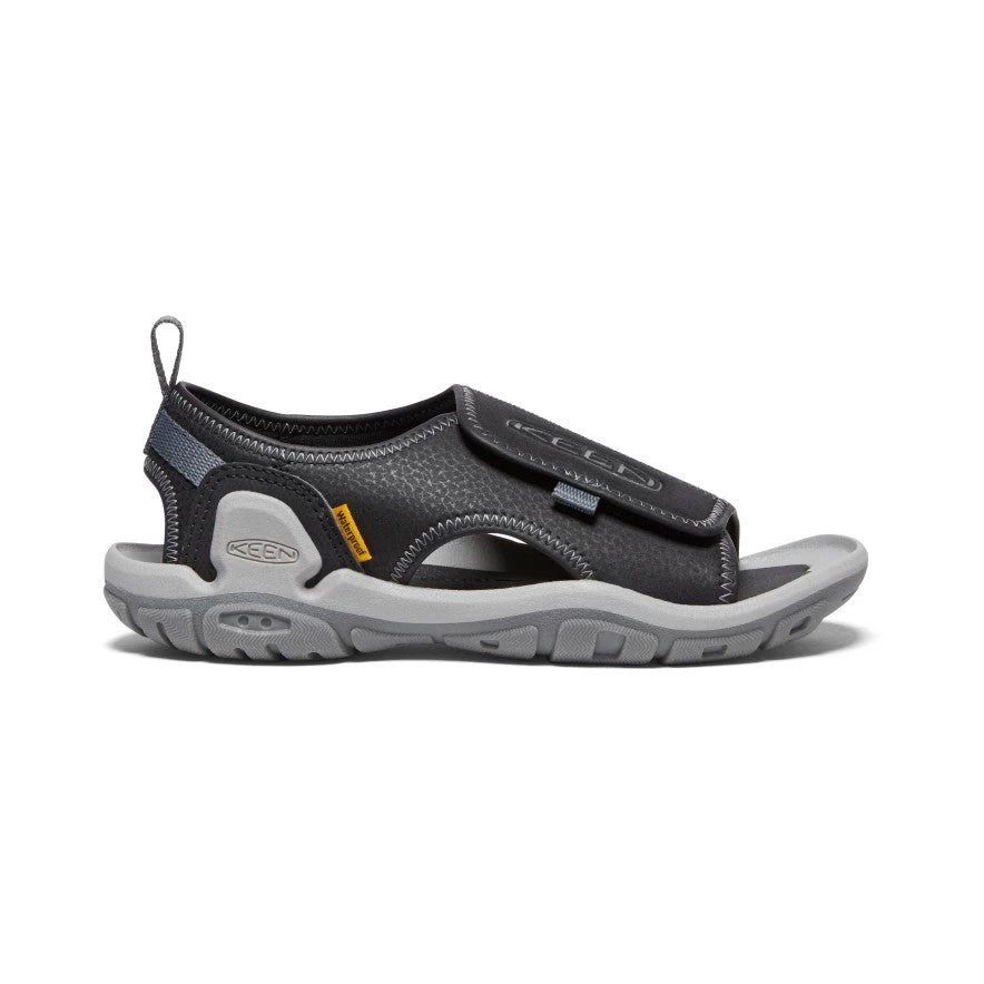 Keen Big Kids' Knotch River Open-Toe | Black/Steel Grey