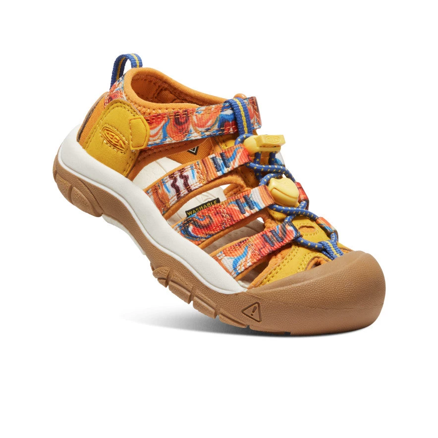 Keen Little Kids' Newport X Outdoor Afro | Orange Peel/Yellow - Image 3