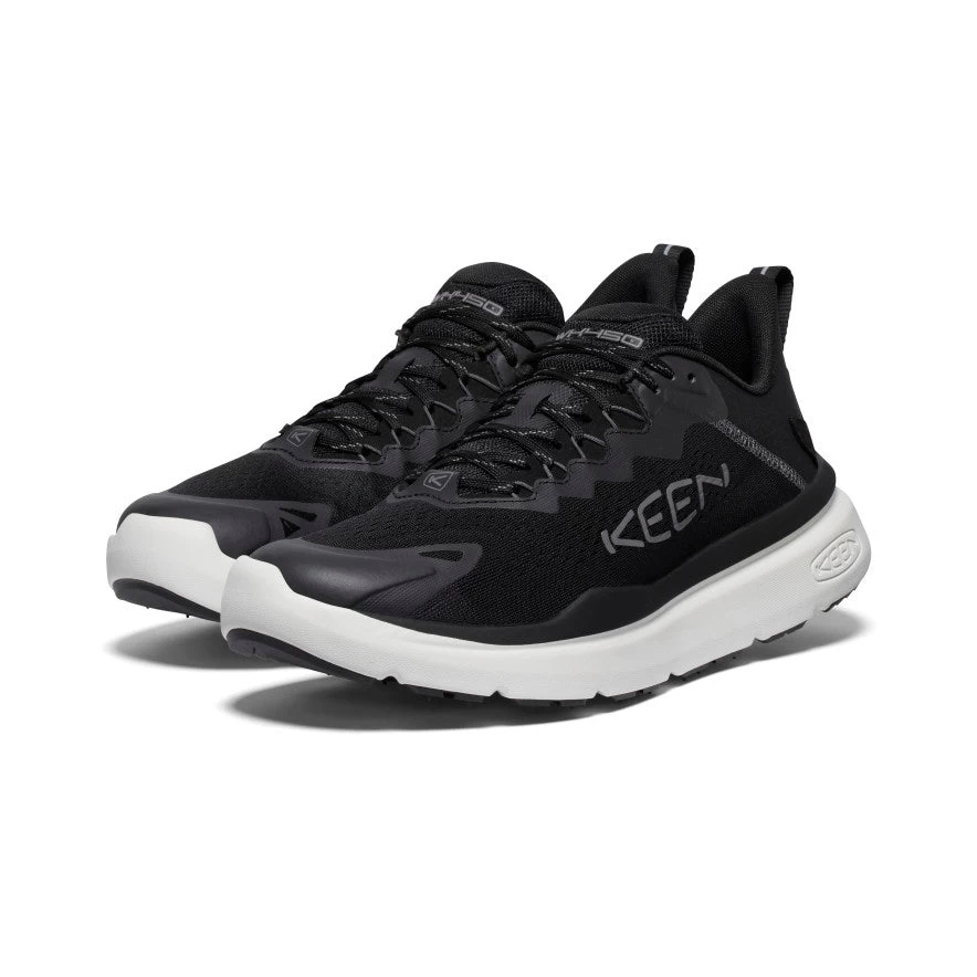 Keen Men's WK450 Walking Shoe | Black/Star White - Image 2
