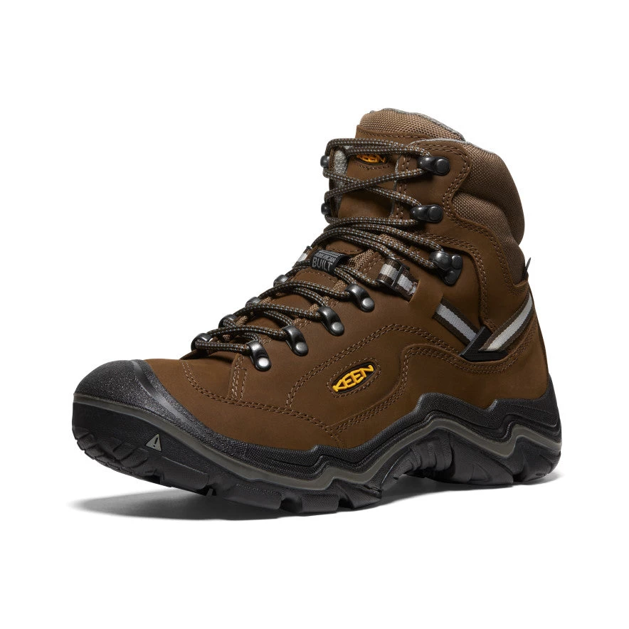 Keen Men's Durand II Waterproof Boot Wide | Cascade Brown/Gargoyle - Image 3