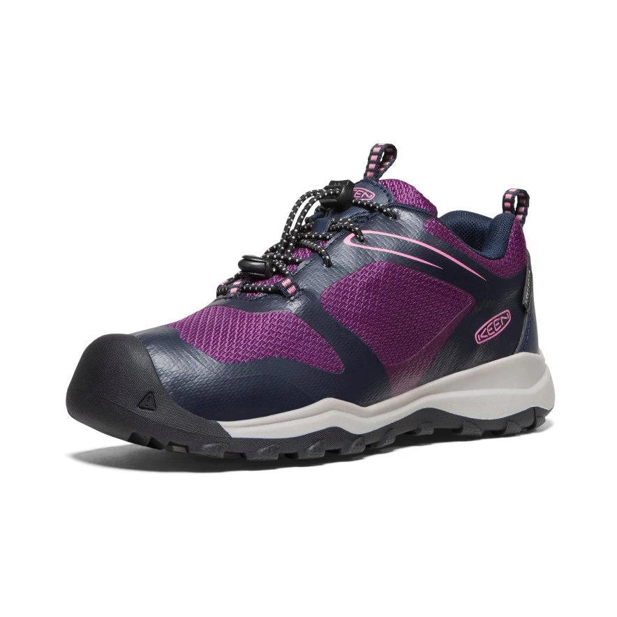 Keen Big Kids' Wanduro Waterproof Shoe | Sky Captain/Charisma - Image 3