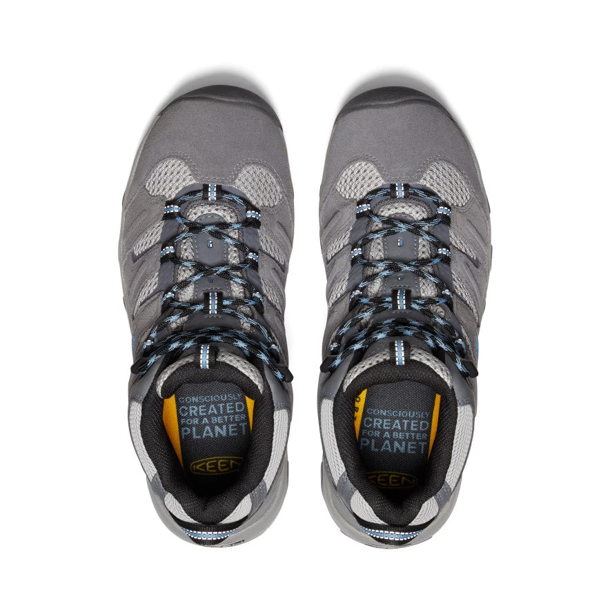 Keen Women's Headout Waterproof Hiking Boot | Steel Grey/Blue Heaven - Image 4