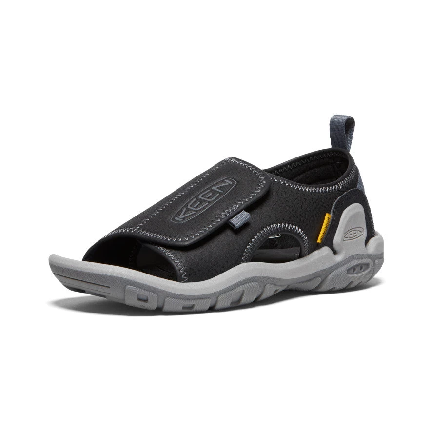 Keen Big Kids' Knotch River Open-Toe | Black/Steel Grey - Image 3