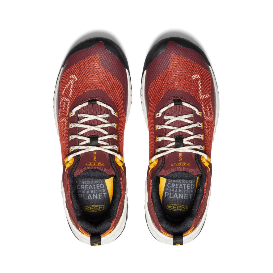 Keen Women's NXIS EVO Waterproof Shoe | Baked Clay/Golden Yellow - Image 4