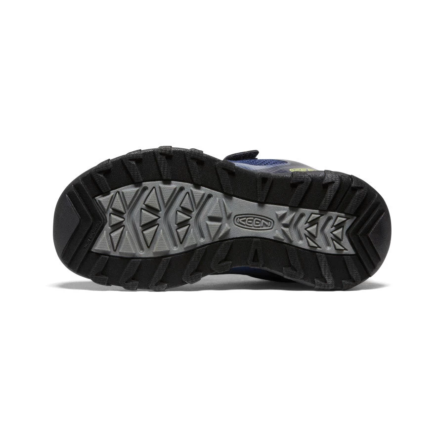 Keen Little Kids' Wanduro Waterproof Shoe | Sky Captain/Evening Primrose - Image 6