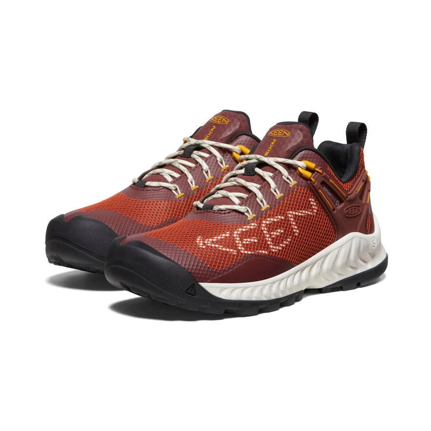 Keen Women's NXIS EVO Waterproof Shoe | Baked Clay/Golden Yellow - Image 2