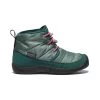 Keen Little Kids' Howser II Waterproof Chukka | Dark Forest/Fuchsia Purple
