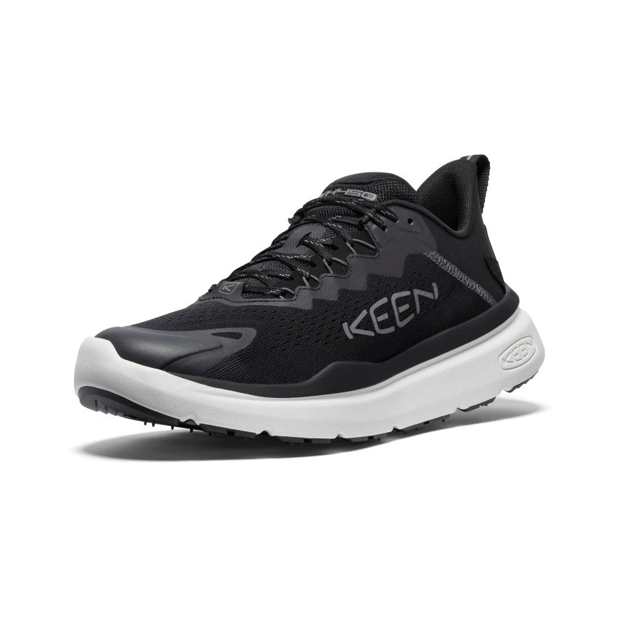 Keen Men's WK450 Walking Shoe | Black/Star White - Image 3