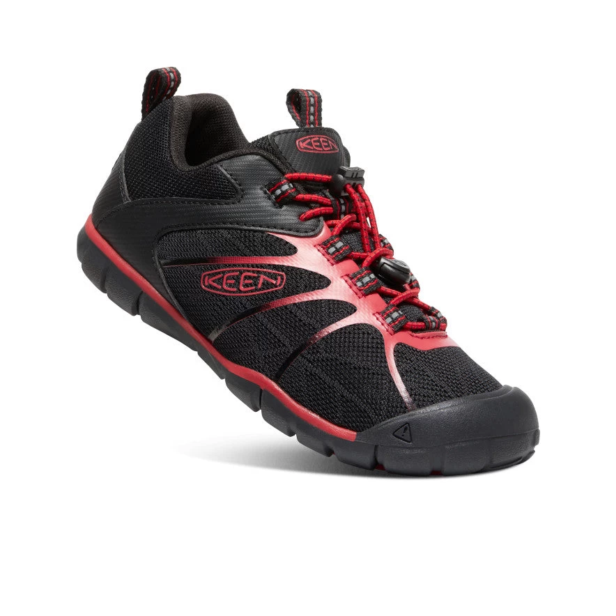Keen Big Kids' Chandler 2 CNX Sneaker | Black/Red Carpet - Image 3