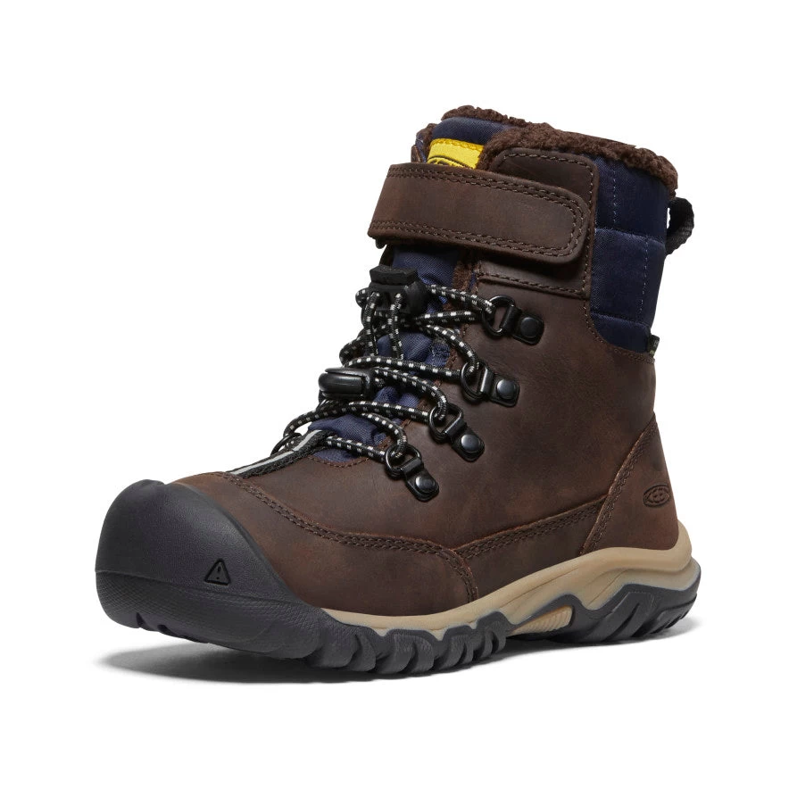 Keen Little Kids' Kanibou Waterproof Winter Boot | Java/Naval Academy - Image 3