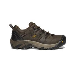 Keen Men's Lansing Low (Steel Toe) | Cascade Brown/Fired Brick