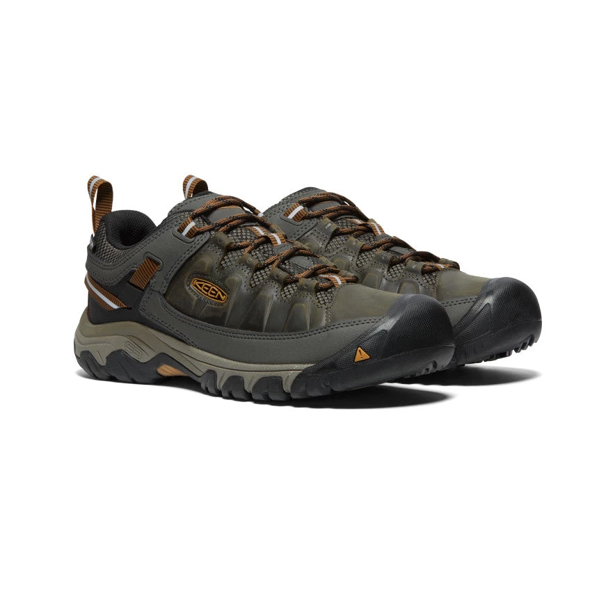 Keen Men's Targhee III Waterproof | Black Olive/Golden Brown - Image 2