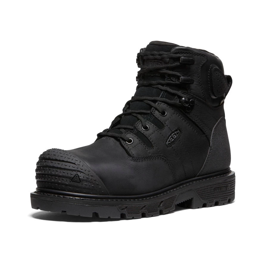 Keen Men's Camden 6" Waterproof Boot (Carbon-Fiber Toe) | Black/Black - Image 3