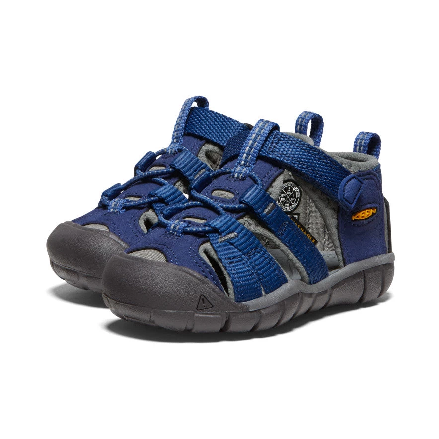 Keen Toddlers' Seacamp II CNX | Blue Depths/Gargoyle - Image 2