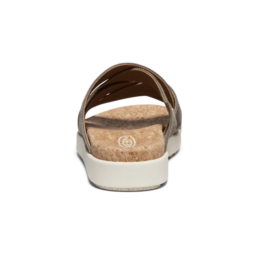 Keen Women's Elle Mixed Slide | Brindle/Birch - Image 5