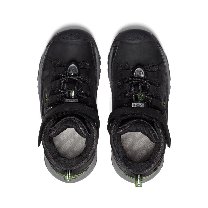 Keen Little Kids' Targhee Waterproof Boot | Black/Campsite - Image 4