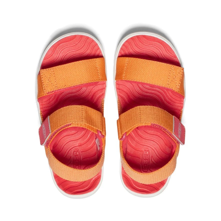 Keen Little Kids' Elle Backstrap | Tangerine/Cayenne - Image 4