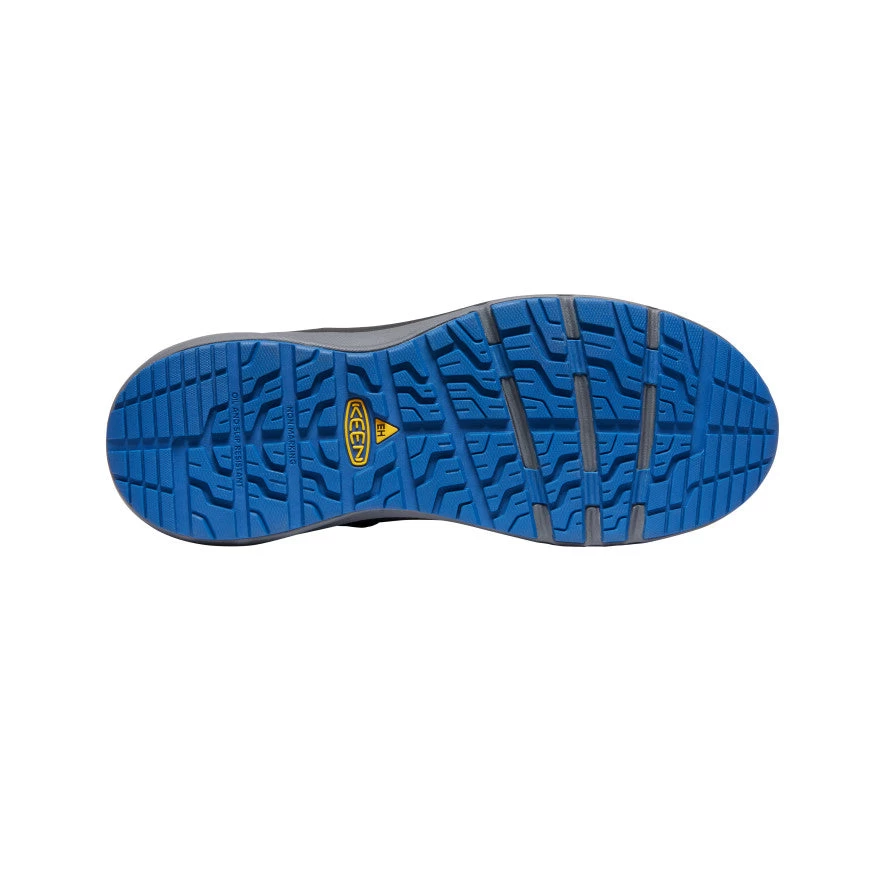 Keen Men's Red Hook Waterproof Boot (Carbon-Fiber Toe) | Steel Grey/Bright Cobalt - Image 4