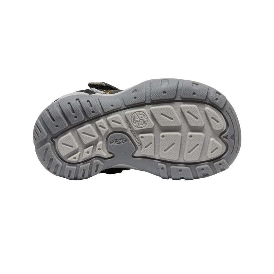 Toddlers' Knotch Peak Sneaker | Black/KEEN Yellow - Image 5
