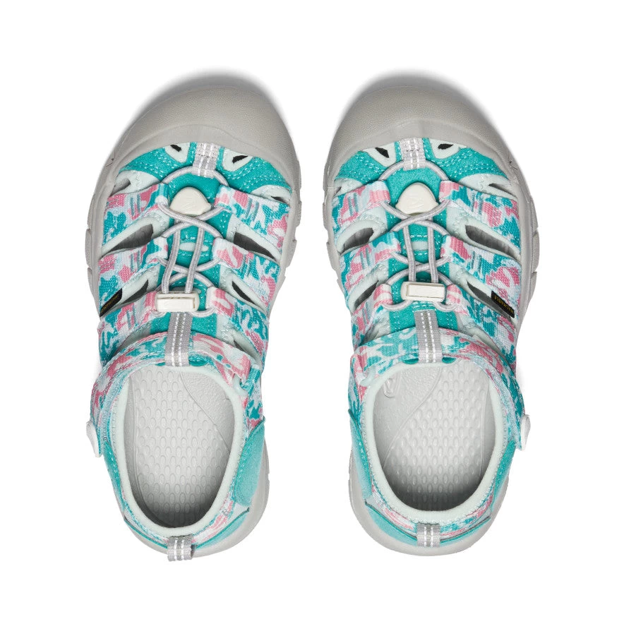 Keen Big Kids' Newport H2 | Camo/Pink Icing - Image 4